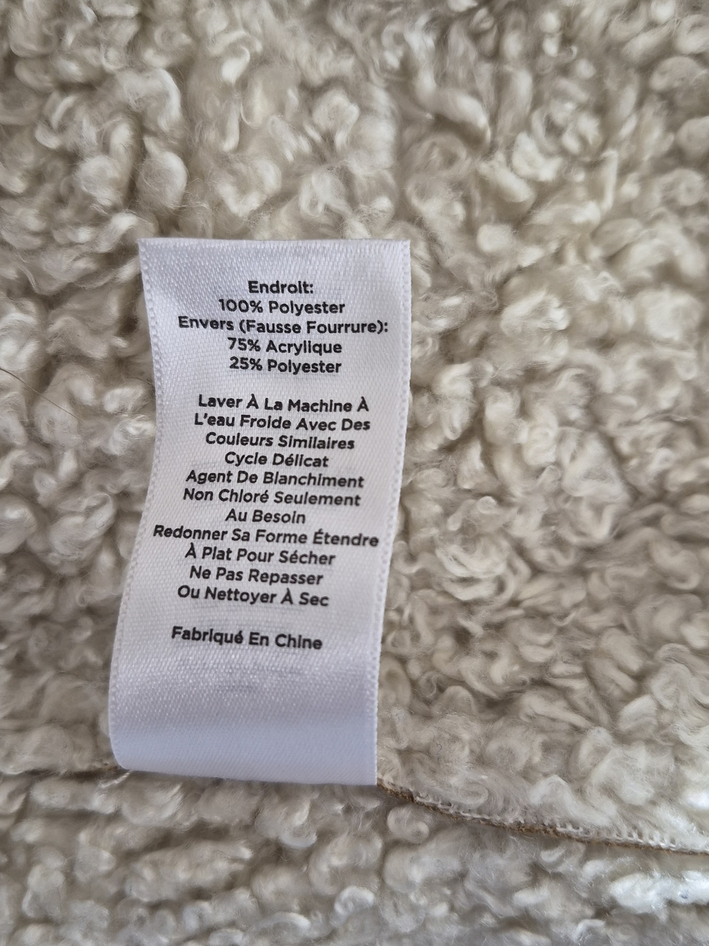 Talbots Tan Sherpa Vest M Fall Cozy Old Money Western Indie Neutral Layering Y2K - Picture 8 of 8